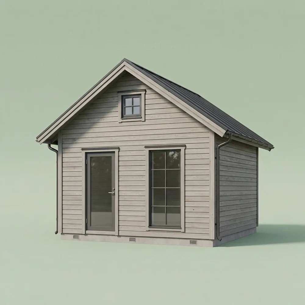 Gäststuga 28 m² med sovloft